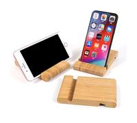 Supporto per telefono cellulare per scrivania in legno, supporto per telefono cellulare in legno, supporto per smartphone portatile da tavolo, supporto universale per cellulare