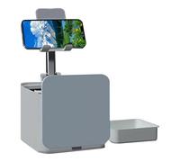 Supporto per telefono cellulare, pieghevole e regolabile, culla per telefono cellulare con della spazzatura, per video in diretta streaming, adolescenti, uomini, donne, casa, ufficio, scrivania