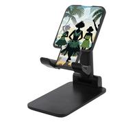 Supporto per telefono cellulare regolabile con cinque sagome di danza hawaiana per scrivania supporto per telefono portatile universale per telefoni vivavoce per aereo, accessori da viaggio