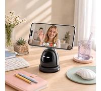 Supporto per telefono cellulare, regolabile, girevole, per robot, compatibile con dispositivi da 4 a 10 pollici, per scrivania, gioco, ufficio, viaggi, nero