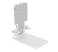 Supporto per telefono cellulare, riserva un supporto per telefono con porta di ricarica per la casa per l'ufficio(bianco)
