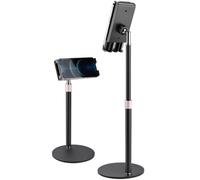 Supporto per telefono cellulare, supporto per smartphone girevole a 360 gradi per scrivania, angolo e altezza regolabili, supporto per telefono e tablet, compatibile con Samsung Galaxy e altri