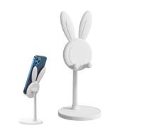 Supporto per telefono cellulare, supporto per telefono da scrivania, coniglietto, supporto per telefono cellulare ad angolo regolabile in altezza per scrivania, supporto per telefono da