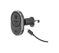 SUPPORTO PER TELEFONO CELLY Supporto per auto con tecnologia di ricarica Qi2 da 15 W, Nero
