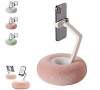 Supporto per telefono, ciotola per snack, supporto regolabile per tablet, rotazione a 360°, design soffice per leggere e guardare