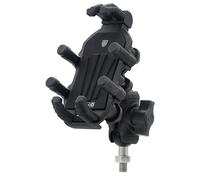 Supporto per telefono compatibile con moto con stelo e ammortizzatore di vibrazioni, supporto per cellulare