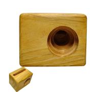Supporto per telefono con altoparlante - Dock per amplificatore acustico, supporto per cellulare da scrivania in legno | Base di miglioramento audio dal design elegante e artigianale, proietta un suon