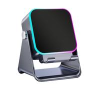 Supporto per telefono con altoparlante, stazione audio con luce, supporto per telefono cellulare con altoparlante da 10 W, per casa, ufficio, viaggi, Natale, compleanno, uomini, donne, fidanzati