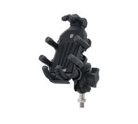 Supporto per Telefono con Attacco un Forcella per Moto con Smorzatore di Vibrazioni, Supporto un Vite Regolabile per Cellulare per Moto - M8