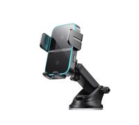 Supporto per telefono con caricabatterie a induzione per cruscotto - nero