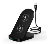 Supporto per telefono con caricabatterie wireless compatibile con Motorola Edge, Edge+, Plus 2026 2025 2024 2023, Moto G Power, G Stylus 5G 2026 2025 2024, Razr Ultra, Razr+, 15W Dock Pad Station di