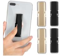Supporto per telefono con cinturino da dito, impugnatura adesiva migliorata per tutti gli smartphone e tablet di piccole dimensioni (4 pezzi)