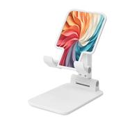 Supporto per telefono con motivo a spirale, supporto regolabile da scrivania per iPhone, telefoni cellulari e tablet, portatile, design pieghevole