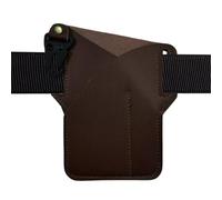 Supporto per telefono con passante per cintura, custodia da cintura vintage in pelle per telefono, custodia per organizzazione cellulare all'aperto con 2 tasche per affari, shopping, corsa, picnic