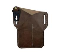 Supporto per telefono con passante per telefono - Borsa vintage in pelle - Telefono - Organizzatore per cellulare da uomo - Passante per picnic, viaggi, escursioni,