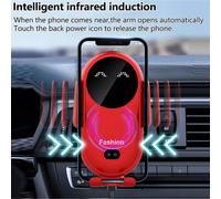 Supporto per telefono con presa d'aria per caricabatterie da auto wireless