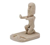 Supporto per telefono con statuetta, supporto per telefono con scultura, Porta con statua 'Isola di Pasqua, Squisito supporto per cellulare, divertente decorazione da tavolo per la casa, crus