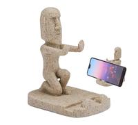 Supporto per telefono con statuetta, supporto per telefono con scultura - Supporto per multiuso 'Isola di Pasqua,Divertente supporto per cellulare, graziosa statuetta decorativa per cruscotto