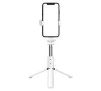 Supporto per telefono con treppiedi - Treppiede portatile - Stabilizzatore retrattile Handheld con luce colori per trucco foto Video Streaming Gym