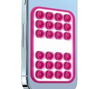 Supporto per telefono con ventosa su entrambi i lati, adesivo e aderente, con specchio, per doccia, parete, auto, uomini e donne