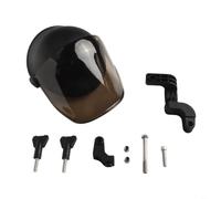 Supporto per telefono con visiera parasole, design per navigazione GPS, MTB, accessori per bici da corsa, 19,2 x 14,6 cm, nero