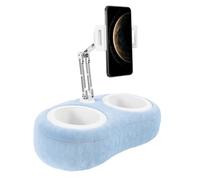 Supporto per telefono da appoggiare sulle gambe, supporto girevole per cellulare, tablet, antiscivolo, per tavolo da toeletta, divano,