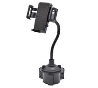 Supporto per telefono da auto, 33 cm, girevole a 360°, per auto e camion, supporto universale estensibile e pieghevole, base regolabile per portabicchieri auto