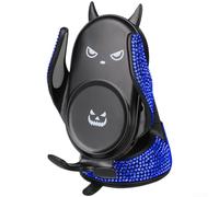 Supporto per telefono da auto a doppia installazione con design con trapano a caldo, adatto per clip di ventilazione e supporti a ventosa, girevole a 360 gradi per una migliore visualizzazione