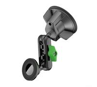 Supporto per telefono da auto con forte base magnetica, girevole a 360 gradi, regolabile, per cruscotto e parabrezza, con ventosa per una guida sicura (tipo a specchio)