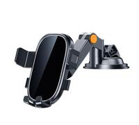 Supporto per telefono da auto con ventosa e rotazione a 360° per una navigazione e una guida sicure, compatibile con la maggior parte degli smartphone