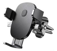 Supporto per telefono da auto girevole a 360 gradi per cruscotto e bocchetta dell'aria, con impugnatura in silicone e forte aspirazione per un uso stabile dello smartphone (stile bocchette d'aria)