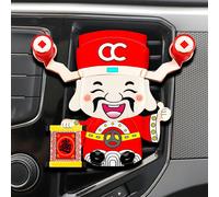 Supporto per telefono da auto Gnobogi compatibile con divinitÃ cinesi della ricchezza, staffa di ventilazione originale per navigazione, accessori
