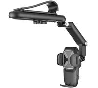 Supporto per telefono da auto, multifunzione, 360 gradi, regolabile, versatile, anti-vibrazione, universale, per parabrezza, tutti gli smartphone e tutte le auto