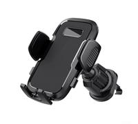 Supporto per telefono da auto, per bocchetta dell'aria, rotazione a 360 gradi, universale, con forte morsetto a braccio e cuscinetto in silicone antiscivolo, compatibile con iPhone, Samsung e