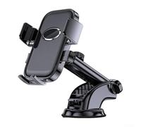 Supporto per telefono da auto per bocchetta dell'aria, supporto mobile per GPS, supporto per guida in vivavoce, presa sicura, rotazione di 360 gradi, angolo di visione regolabile (ventosa)