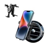 Supporto per telefono da auto per Mercedes Benz A, B, C, E, S, Mini Cooper, Audi-TT, Ford, Jeep, Suzuki, Mustang, Wrangler, Swift, con prese d'aria rotonde, per tutte le prese d'aria circolari, iPhone