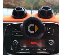 Supporto per Telefono da Auto per Smart 453 Fortwo Forfour, Supporto di Ricarica Wireless con Sensore Automatico, Supporto Intelligente a Infrarossi per Telefono Cellulare Regolabile per Cruscotto