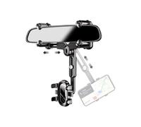 Supporto per telefono da auto per specchietto retrovisore regolabile, retrattile, girevole a 360, staffa di navigazione per smartphone da 4 a 7