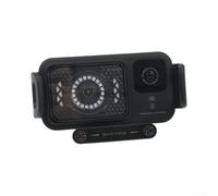 Supporto per telefono da auto, ricarica wireless, rotazione automatica, forte ventosa, cruscotto, parabrezza, bocchetta dell'aria, nero