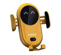 Supporto per telefono da auto, supporto automatico per telefono, regolabile a 360 gradi, con protezione da sovraccarico, supporto per cellulare anti-shake, caricatore universale per parabrezza