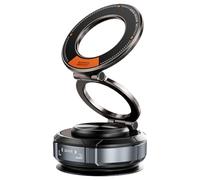 Supporto per telefono da auto, supporto magnetico pieghevole per cruscotto, design girevole a 360°, 6,5 x 6,1 x 3,6 cm, retratto, per navigazione su strada e accessori interni auto