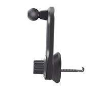 Supporto per telefono da auto, supporto per cellulare per bocchetta 'aria 'auto, girevole a 360 gradi, con gancio regolabile, compatibile con telefoni