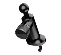 Supporto per telefono da auto - Supporto per telefono da auto, supporto regolabile con supporto girevole a 360 gradi con gancio esteso e clip per cruscotto, smartphone e cellulare