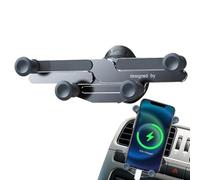 Supporto per telefono da auto, supporto per telefono magnetica Rotazione di | Presa d'aria Supporto per parabrezza con presa d'aria per cruscotto, regolabile, stabile con una sol