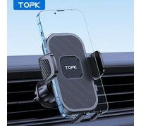 Supporto per telefono da auto TOPK per presa d'aria, supporto per auto TOPK per presa d'aria con molletta a gancio, supporto per telefono girevole a 360° per cellulari Tagli UnicaABS