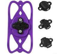 Supporto per telefono da bici Garmin, supporto per telefono Wahoo, supporto per manubrio della bicicletta in silicone, staffa antiurto per smartphone, supporto per telefono a sgancio rapido (D)