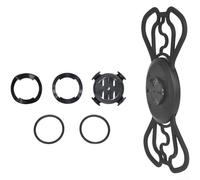 Supporto per telefono da bici per computer Garmin, supporto in silicone nylon da 11,9 a 17,5 cm, cinghia di fissaggio per ammortizzare gli urti, per ciclismo su strada, montagna (B)