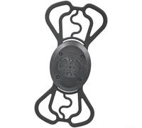 Supporto per telefono da bici per Garmin compatibile con smartphone da 4,7 a 6,9 pollici, accessorio per ciclismo su strada, mountain bike, nero (A)