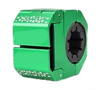 Supporto per telefono da bici resistente per manubrio, in lega di alluminio, con design adatto alla fotocamera, vista a 360° per smartphone da 65-90 mm (rotazione a 360° verde)