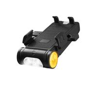 Supporto per Telefono da Bicicletta 5-In-1 con Luce LED, Power Bank da 2000mAh, Clacson da 130dB e Caricatore USB, Supporto per Manubrio con